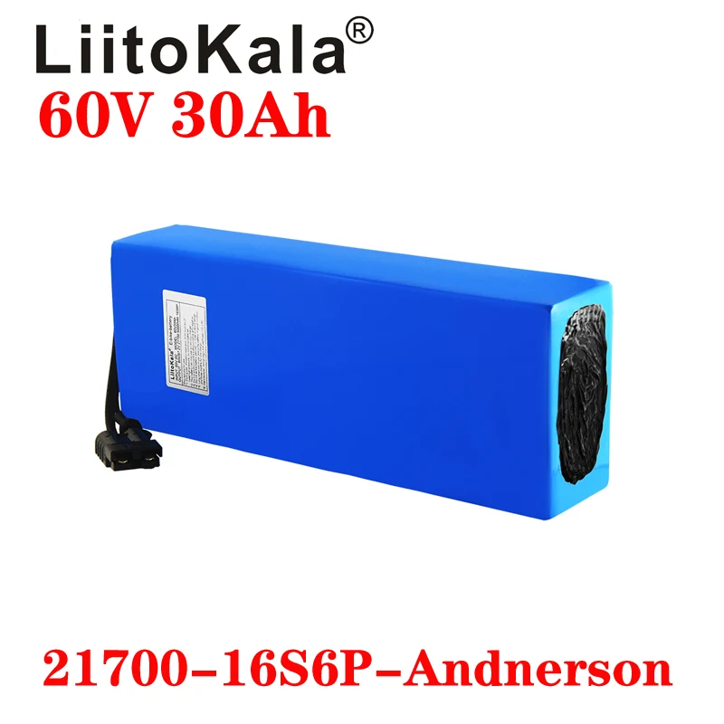 LiitoKala 60V 30ah 16S6P Elect - 60V 30Ah Electric Scooter Battery review and price